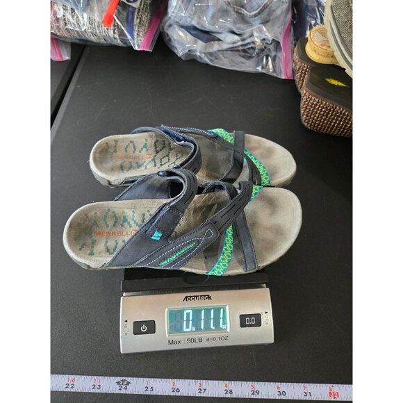 Merrell Womens Navy Blue Terran Slide II Sandal Size 7 Strappy Outdoor Hiking - Picture 10 of 10